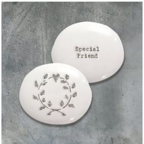 Porcelain Pebble Special Friend - The Christian Gift Company