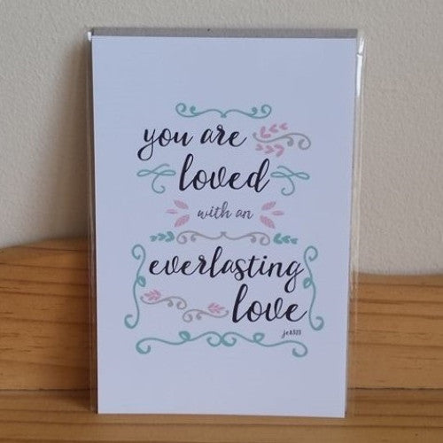 You Are Loved Everlasting A5 Print - The Christian Gift Company