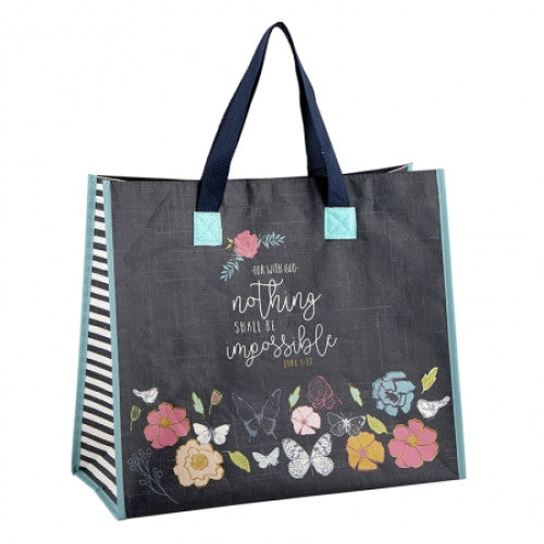 Nothing Is Impossible Recycled Tote Bag - The Christian Gift Company