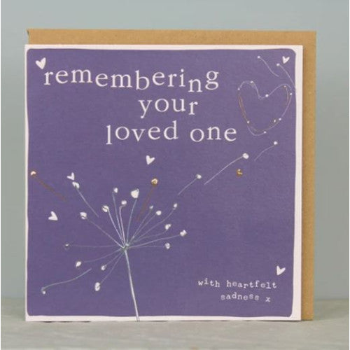 Remembering Your Loved One Card - The Christian Gift Company
