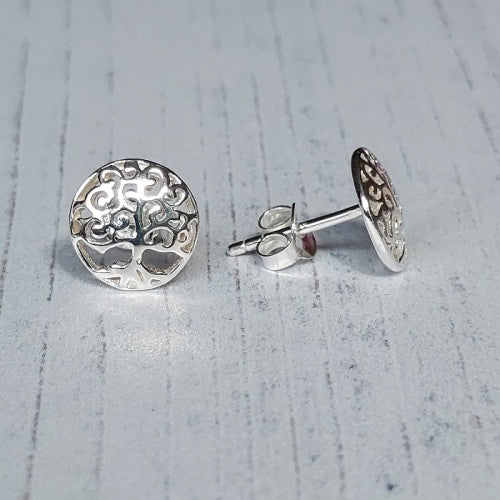 Round Tree of Life Earrings - The Christian Gift Company