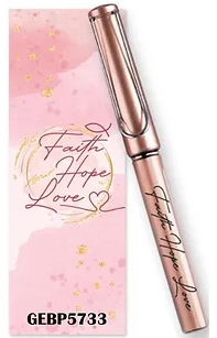 Pink Faith Hope Love Gel Pen & Bookmark - The Christian Gift Company