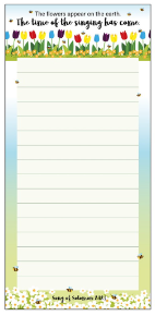 The time of singing Notepad - The Christian Gift Company