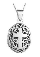 Cross Cage Locket - The Christian Gift Company
