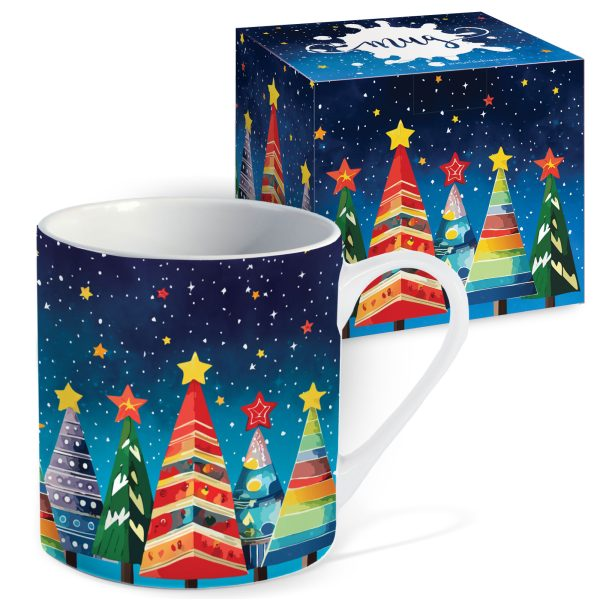 Christmas Trees Christmas Mug & Giftbox - The Christian Gift Company