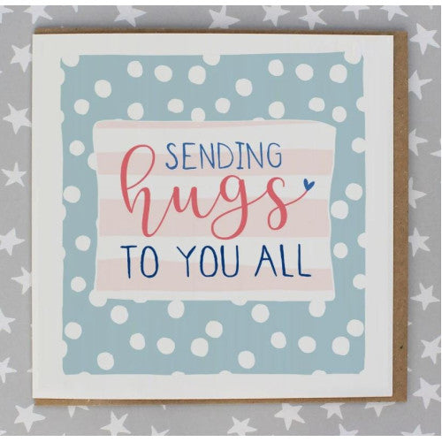Sending Hugs To You All Card - The Christian Gift Company