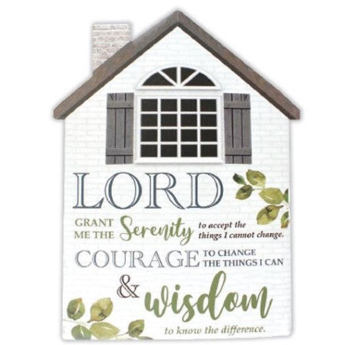 Serenity Prayer Porcelain House Plaque - The Christian Gift Company