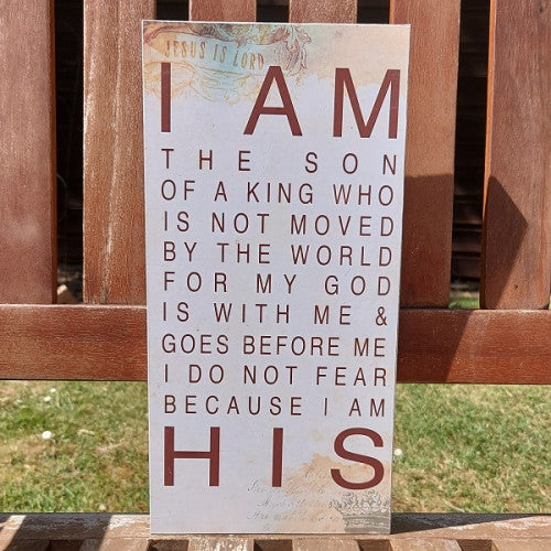 Son of the King 30 x 15 Wooden Plaque - The Christian Gift Company