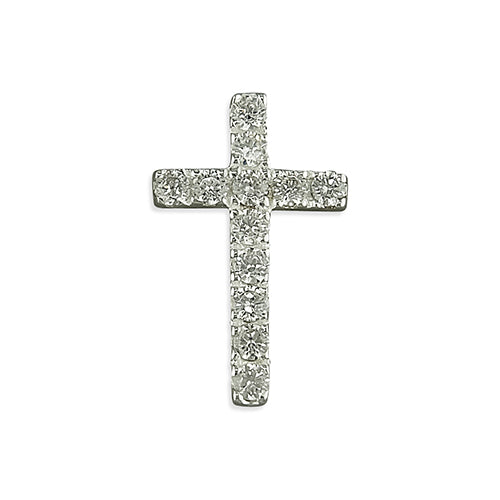 Small Sparkly Cubic Zirconia Cross Necklace - The Christian Gift Company