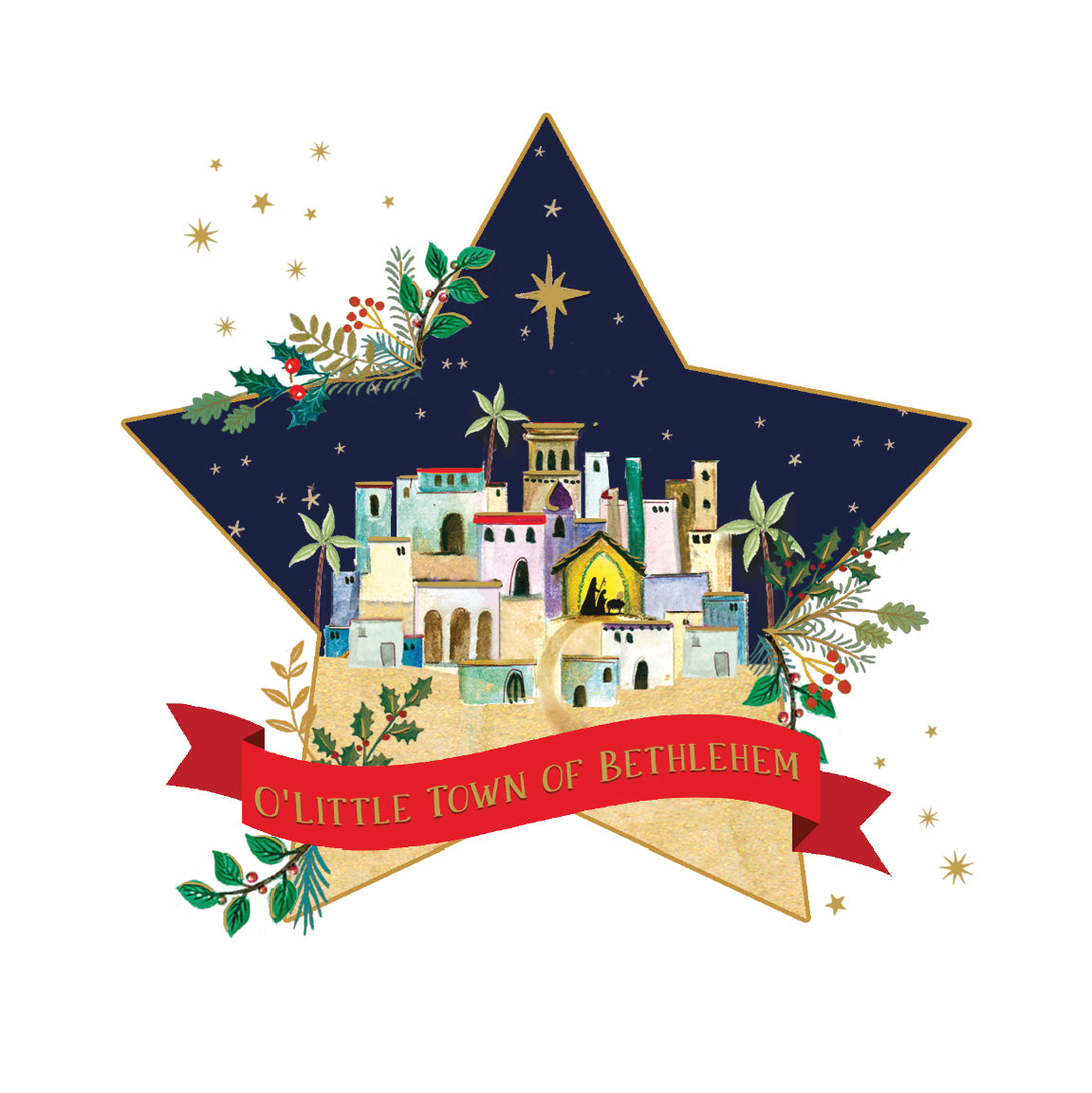 Tearfund – Bethlehem Star (Pack of 10) - The Christian Gift Company