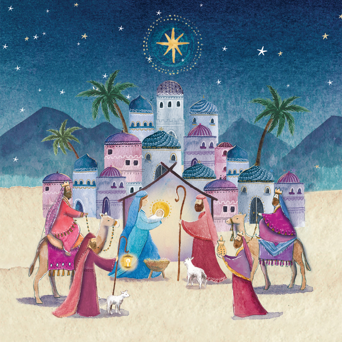 Tearfund – Manger Scene (Pack of 10) - The Christian Gift Company