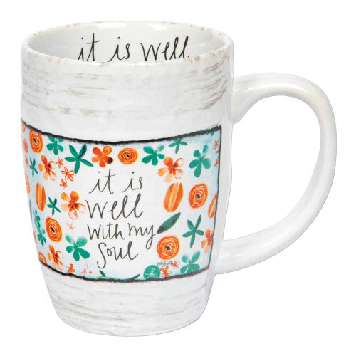 It Is Well With My Soul Sculpted Mug - The Christian Gift Company