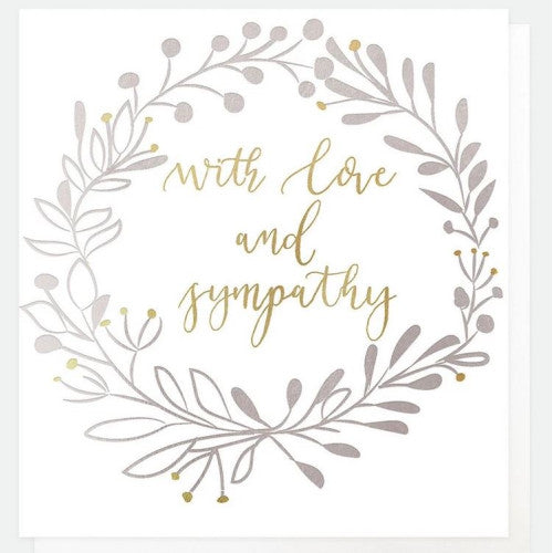 With Love and Sympathy Card - The Christian Gift Company