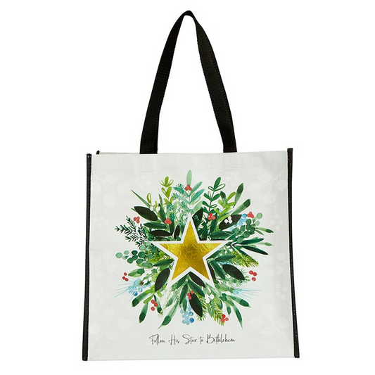 Follow His Star to Bethlehem - Eco-Friendly Tote Bag - The Christian Gift Company