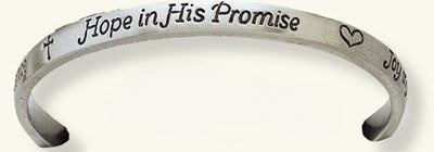 Bangle/Hope In His Promise - The Christian Gift Company