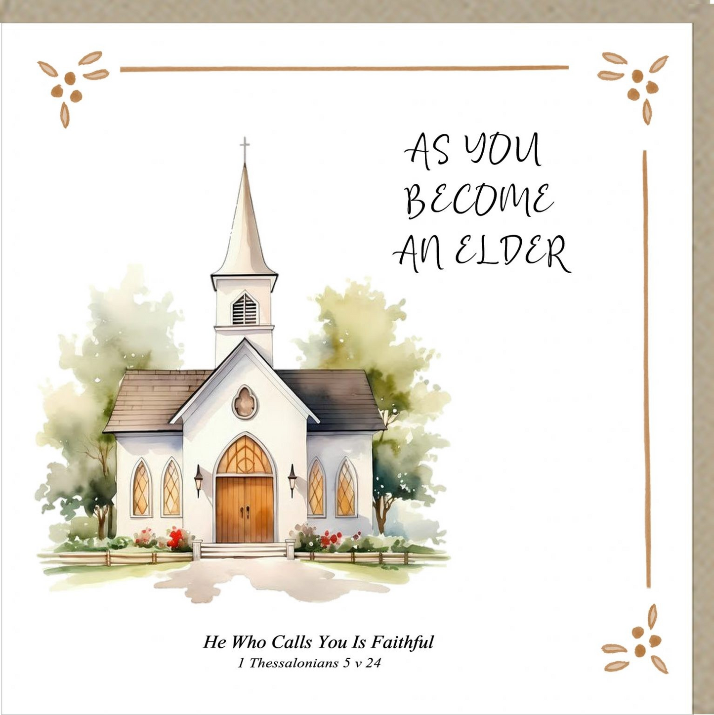As You Become An Elder – Greetings Card - The Christian Gift Company