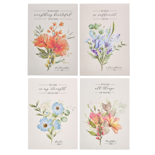Floral Mini Notepad Bundle - The Christian Gift Company