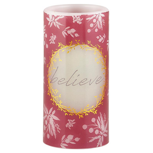 LED Candle – Believe - The Christian Gift Company