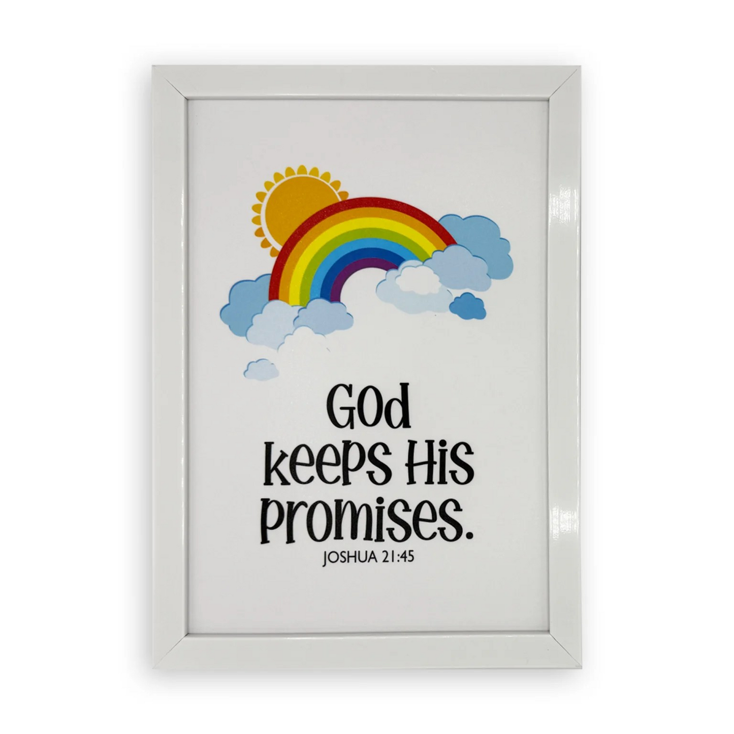 Wall Frame God Keeps His Promises - The Christian Gift Company