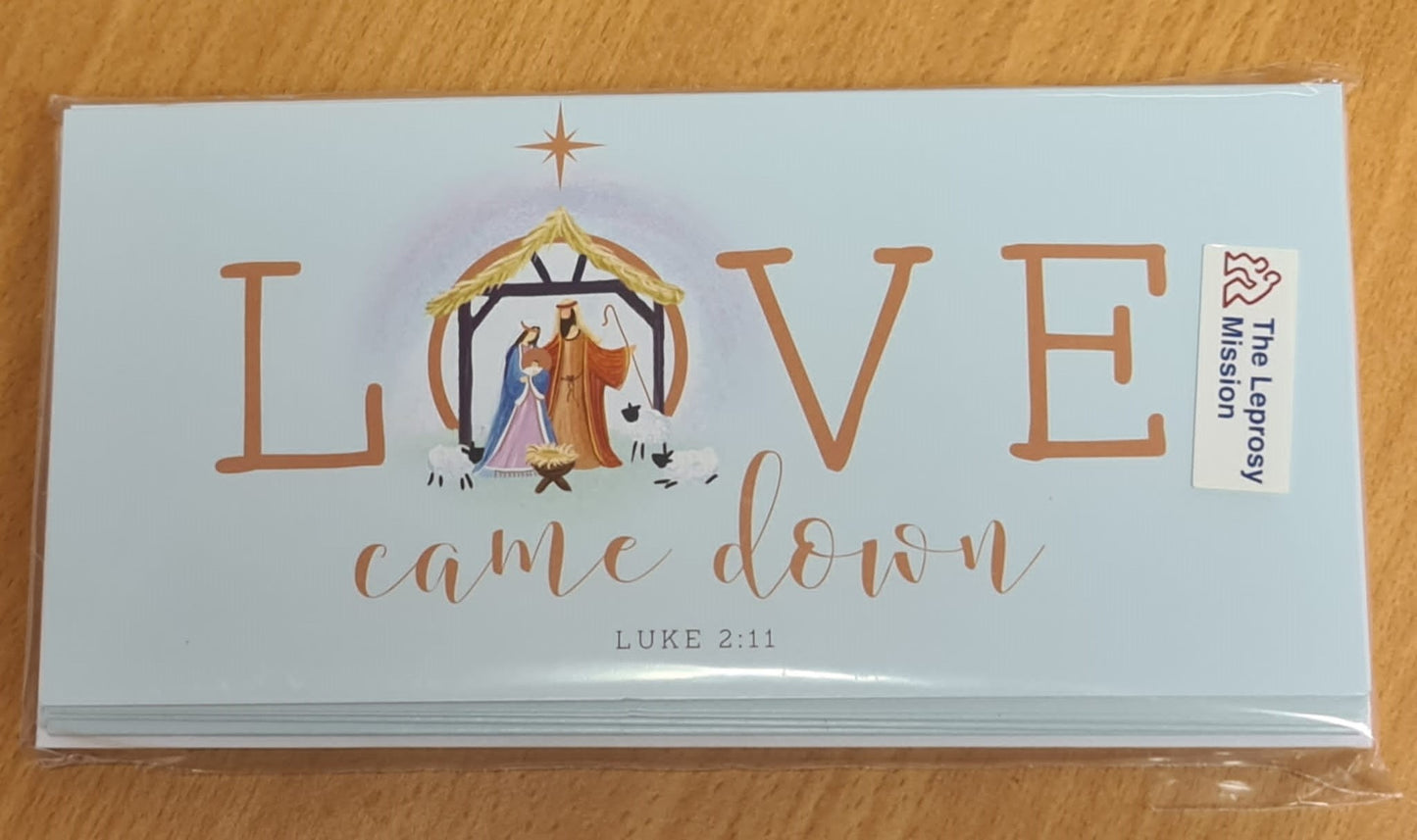 Love Came Down Christmas Card - The Christian Gift Company