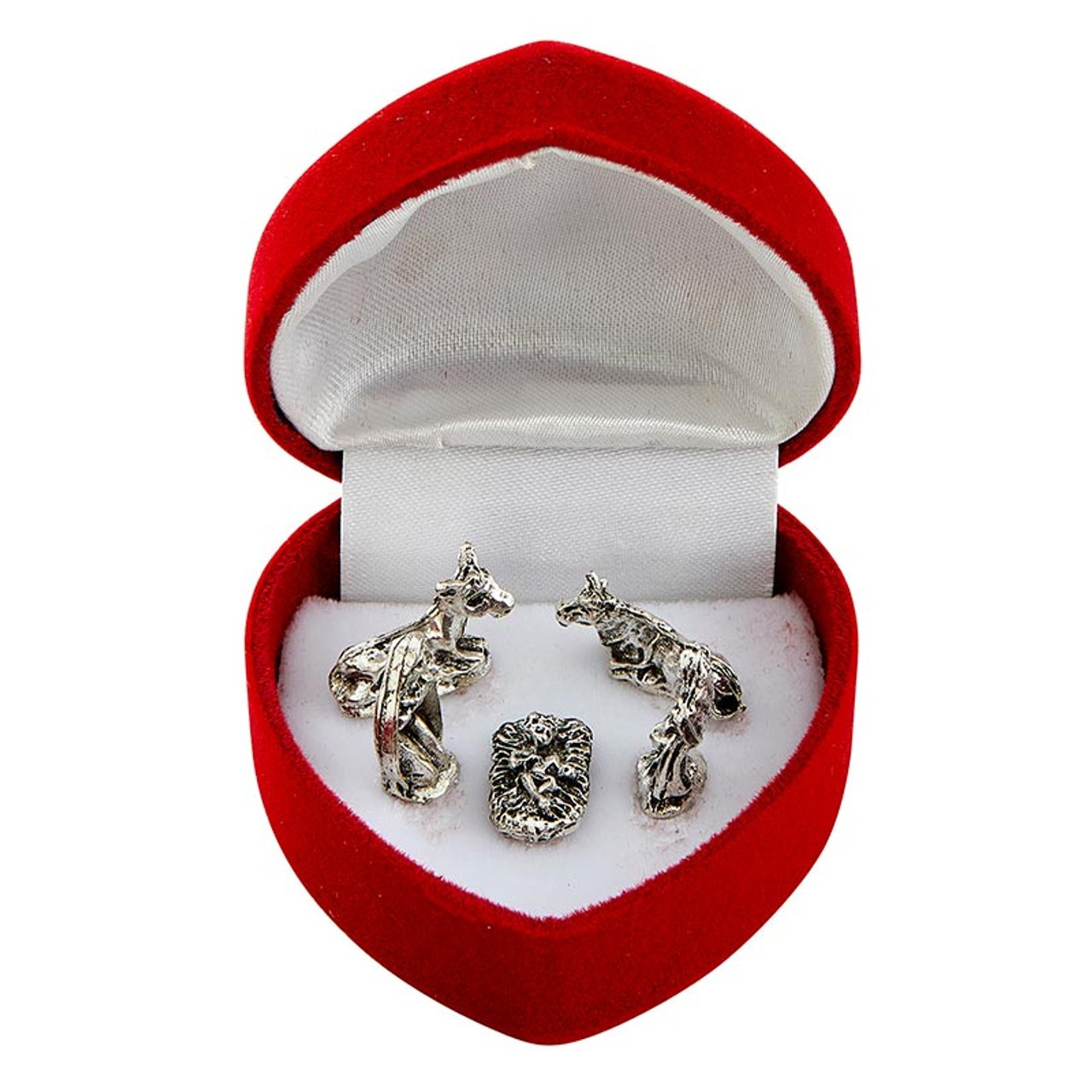 Five-Piece Nativity in Heart Gift Box - The Christian Gift Company