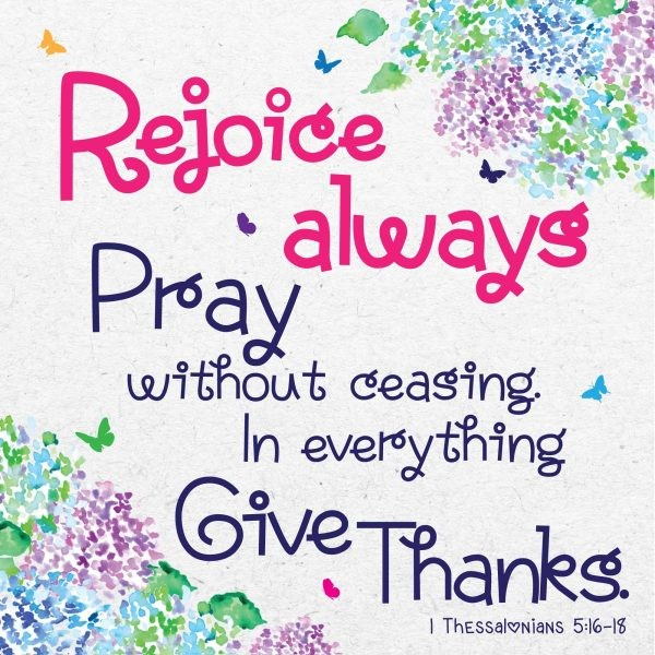 Rejoice Always Christian Seeded Card - The Christian Gift Company