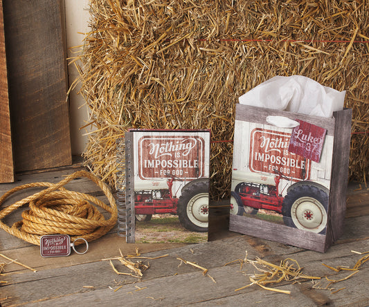 Nothing Is Impossible - Red Tractor Bundle - The Christian Gift Company