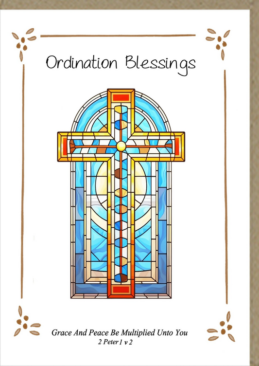 Ordination Blessings – Greetings Card - The Christian Gift Company