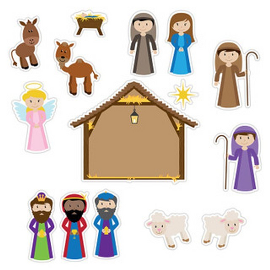 Nativity Sticker Set - The Christian Gift Company