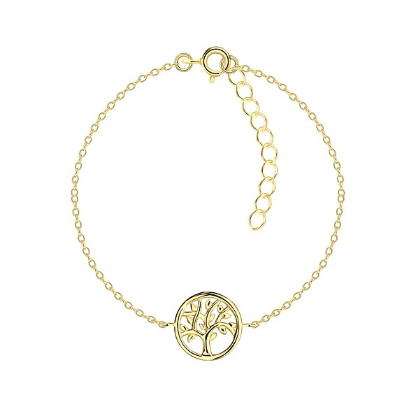 Gold Plated - Tree Of Life Bracelet - The Christian Gift Company