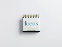 Focus: How One Word A Week Will Transform Your Life - 365 Day Inspirational DayBrightener