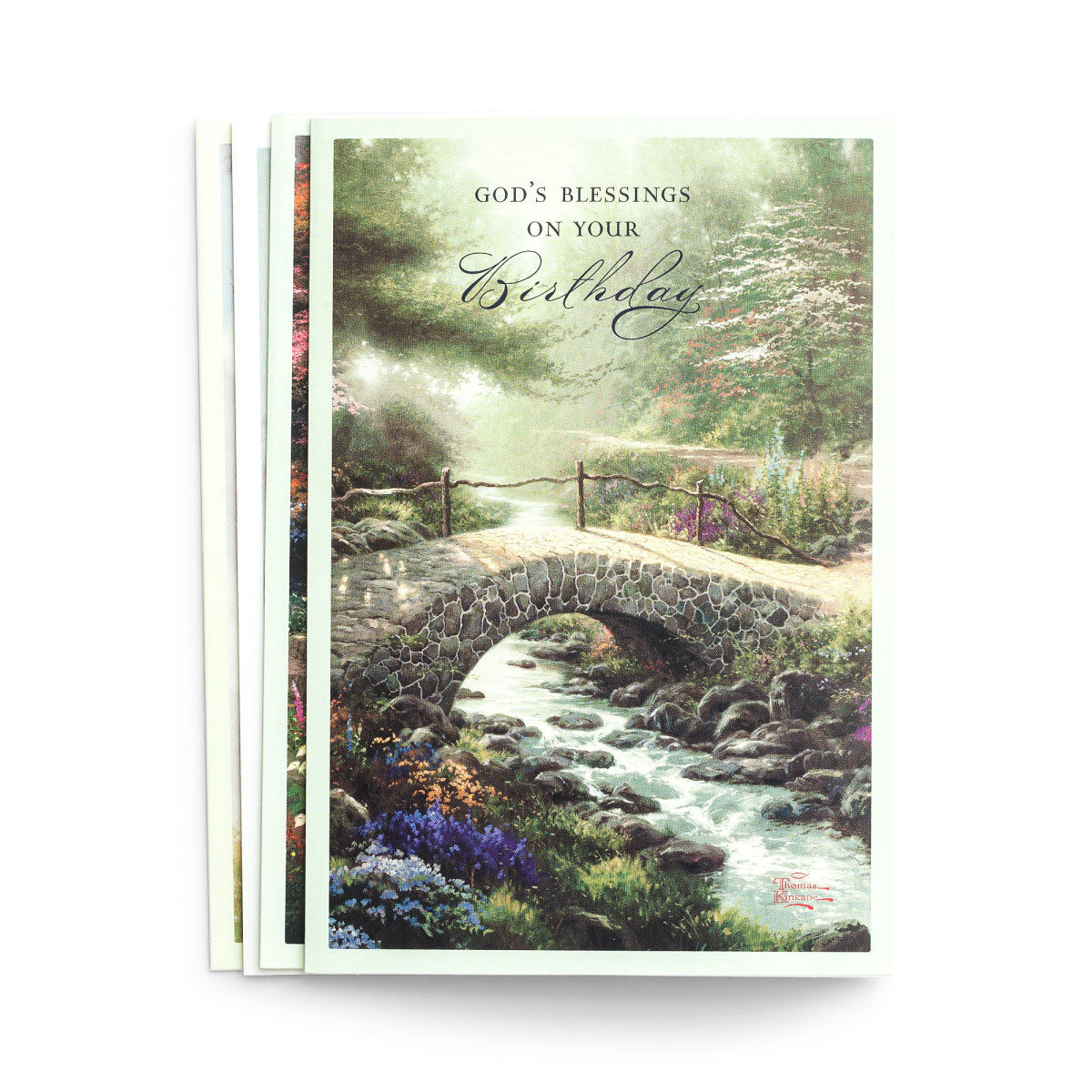 Thomas Kinkade - Birthday - For You - 12 Boxed Cards, KJV - The Christian Gift Company