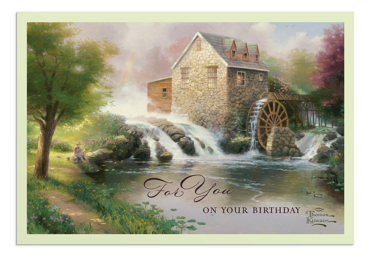 Thomas Kinkade - Birthday - For You - 12 Boxed Cards, KJV - The Christian Gift Company