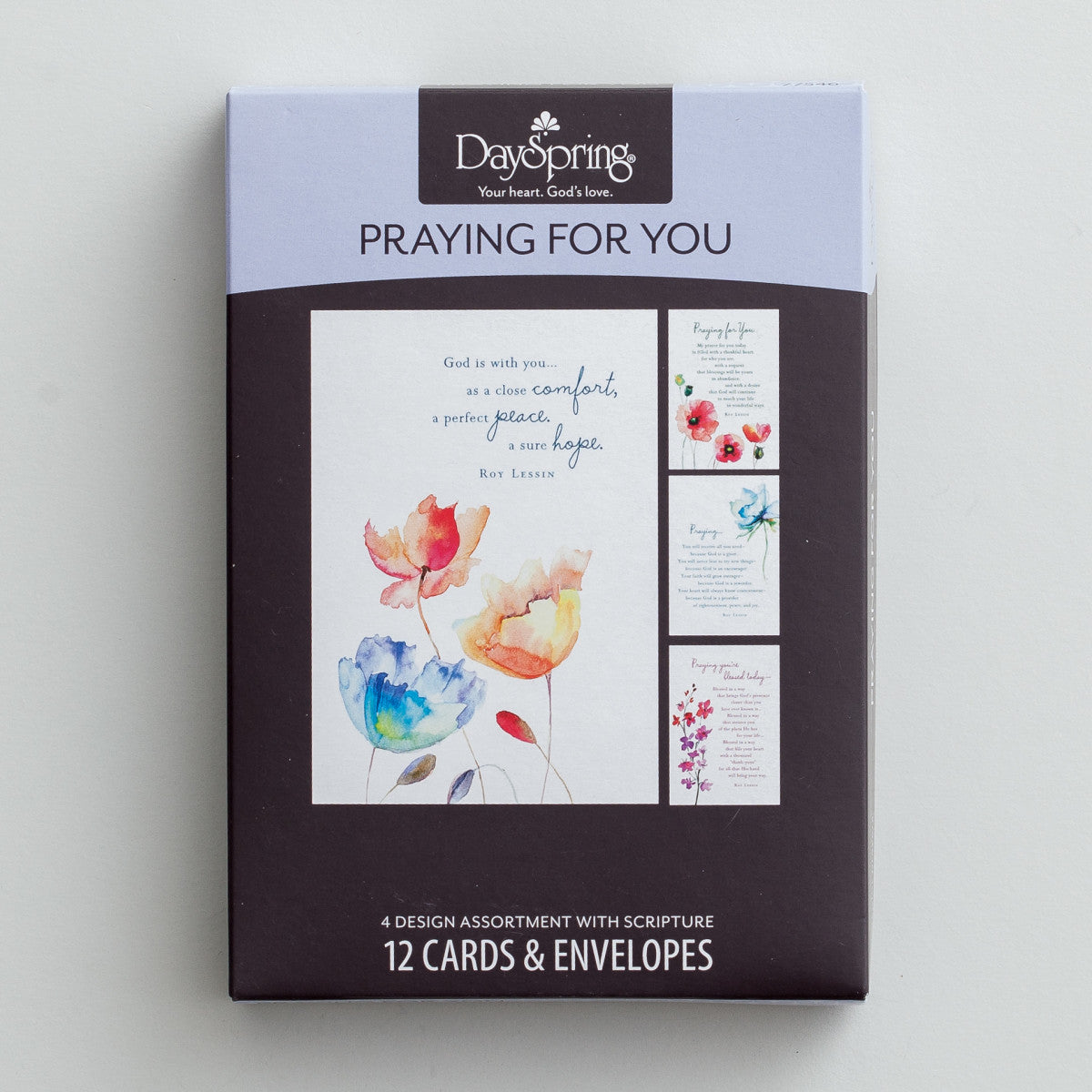Roy Lessin - Praying for You - Meet Me in the Meadow - 12 Boxed Cards, KJV - The Christian Gift Company