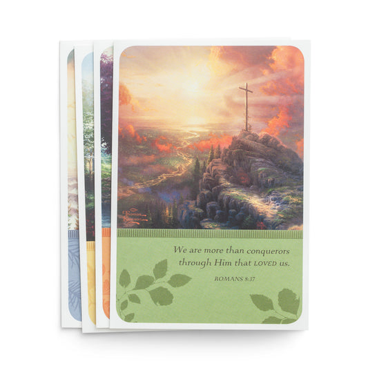 Thomas Kinkade - Encouragement - 12 Boxed Cards, KJV - The Christian Gift Company