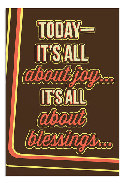 Birthday - All About Joy & Blessings - 12 Boxed Cards, KJV - The Christian Gift Company