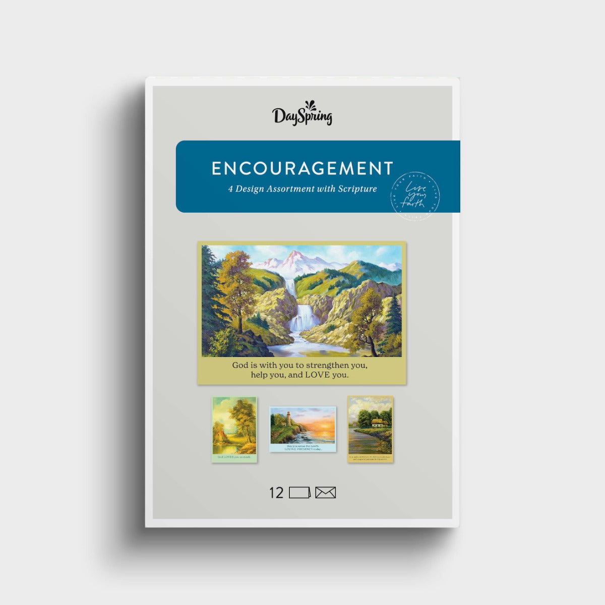 Encouragement - Fine Art - 12 Boxed Cards - The Christian Gift Company