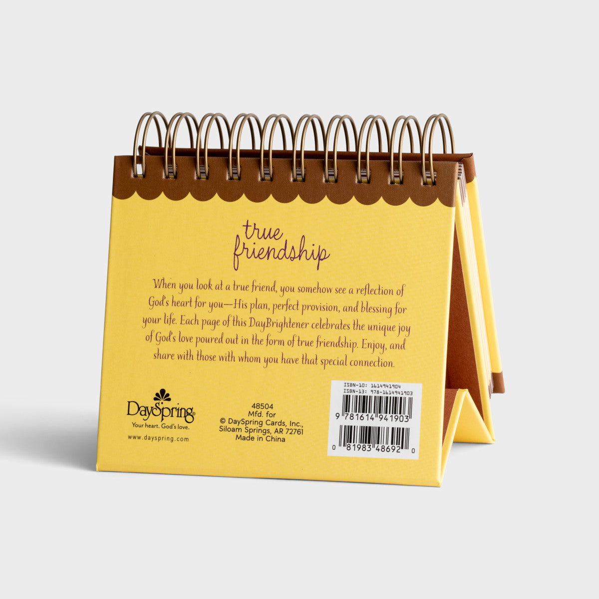 True Friendship  - 365 Day Inspirational DayBrightener - The Christian Gift Company