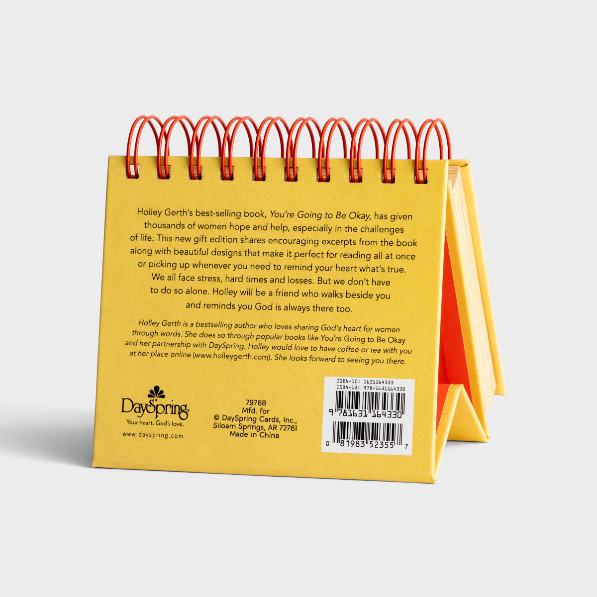 Going To Be OK (Holley Gerth) - 365 Day Inspirational DayBrightener - The Christian Gift Company