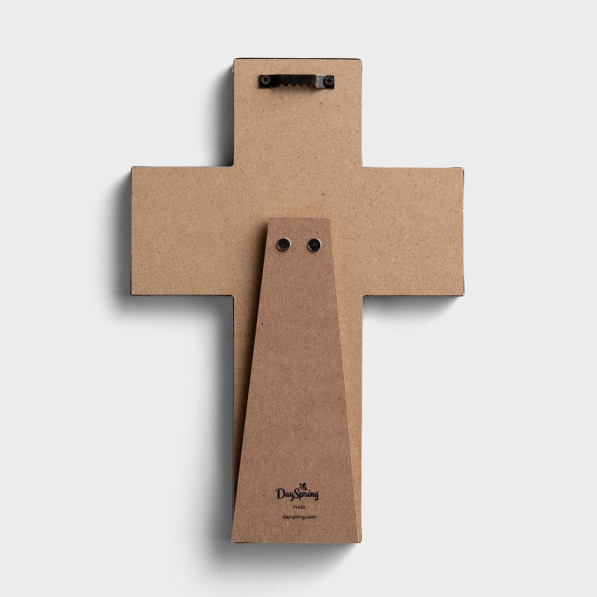 Faith - Wood & Metal Cross - The Christian Gift Company