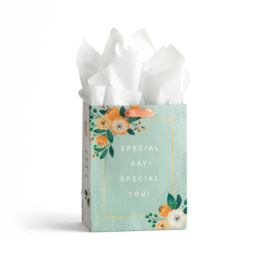 Special Day Special You - Medium Gift Bag with Tissue - The Christian Gift Company