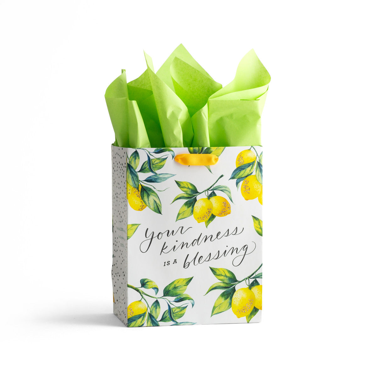 Kindness is a Blessing - Lemons - Medium Gift Bag with Tissue - The Christian Gift Company