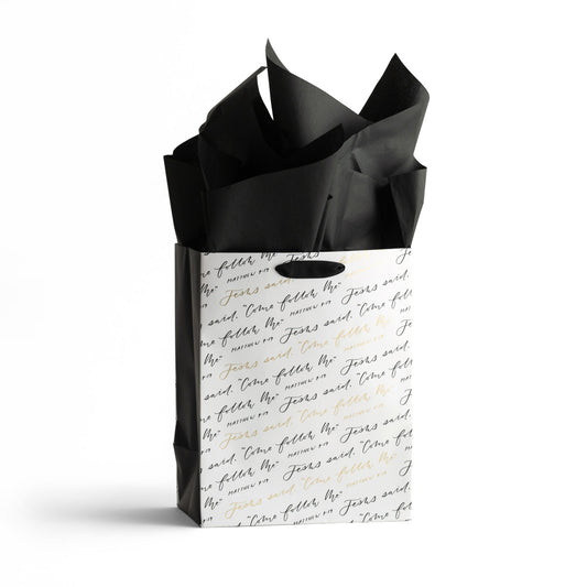 All Occasion - Come Follow Me - Medium Gift Bag with Tissue - The Christian Gift Company