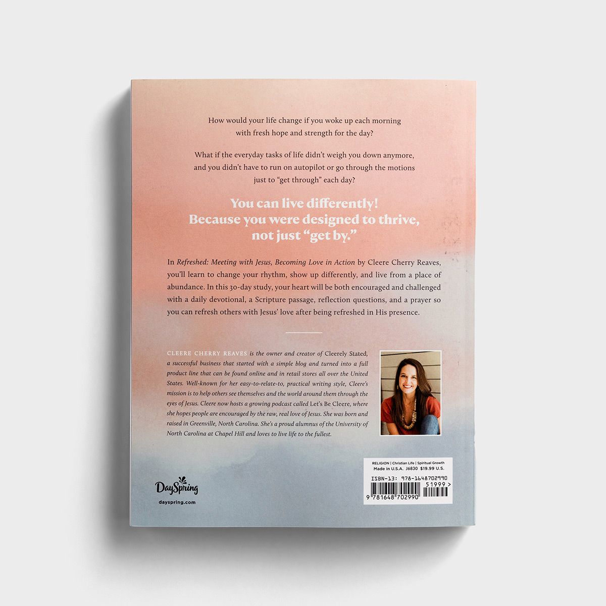 Refreshed: Meeting with Jesus, Becoming Love in Action - Devotional Guide - The Christian Gift Company