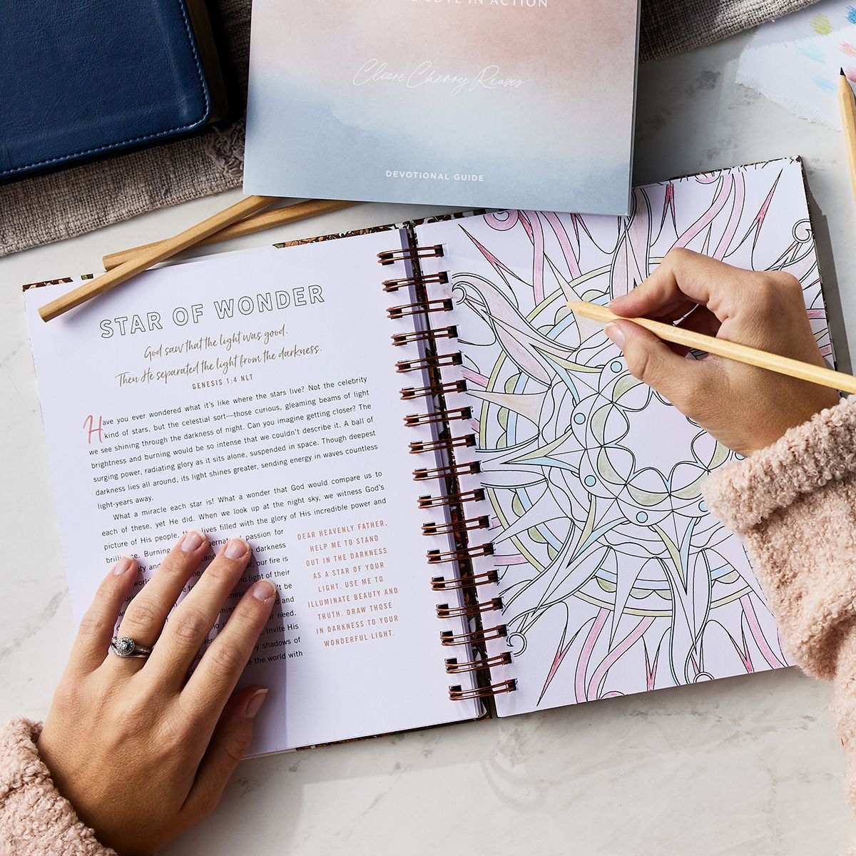Set Your Mind on Things Above: A Devotional Colouring Book - The Christian Gift Company