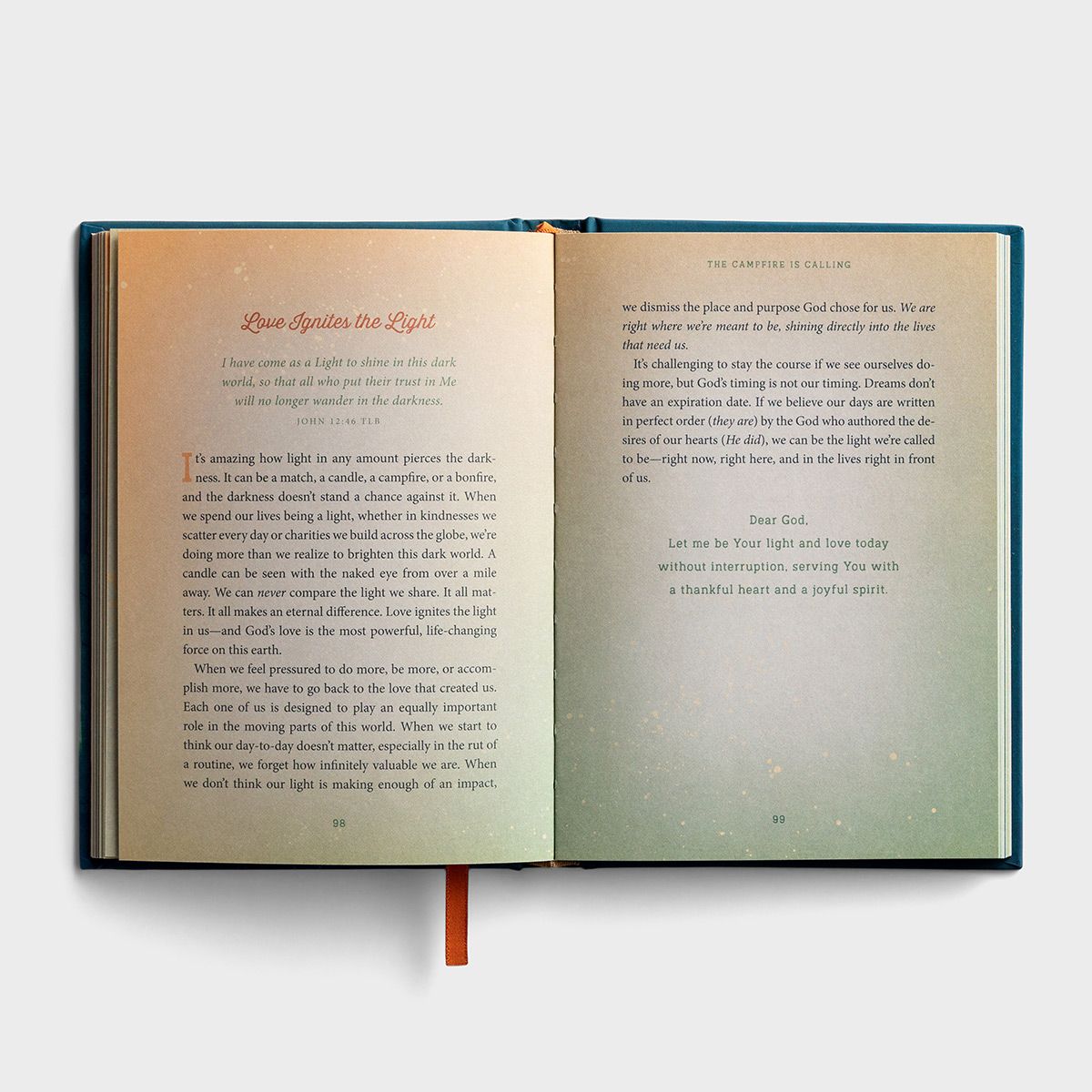 The Campfire is Calling: 90 Warming Devotions for the Simple Life - The Christian Gift Company