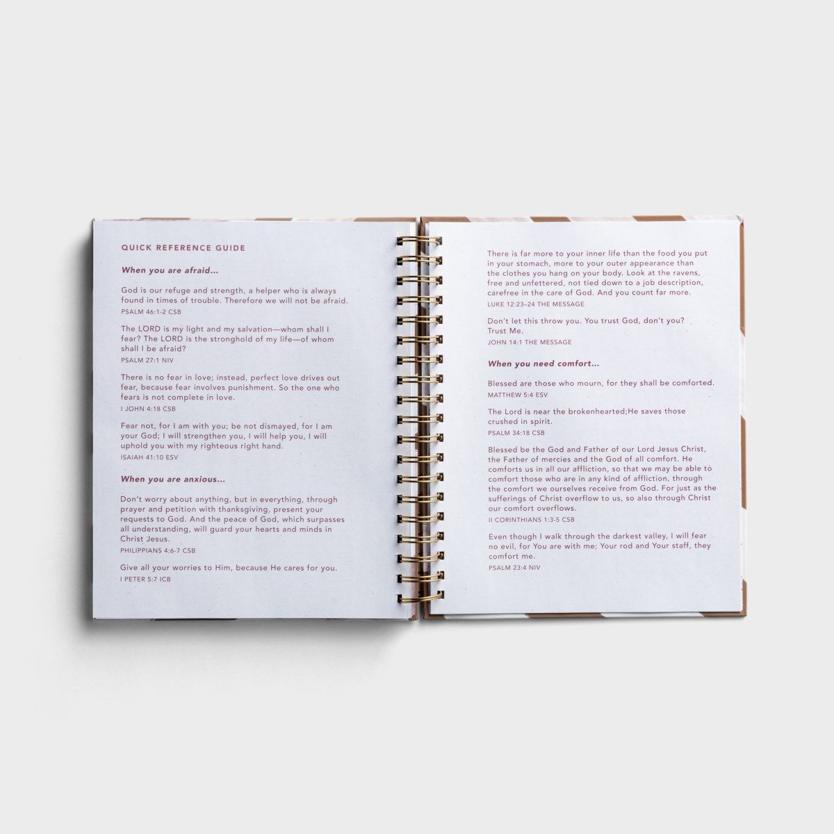 Goals - Scripture Journal with The Comfort Promises™ - The Christian Gift Company