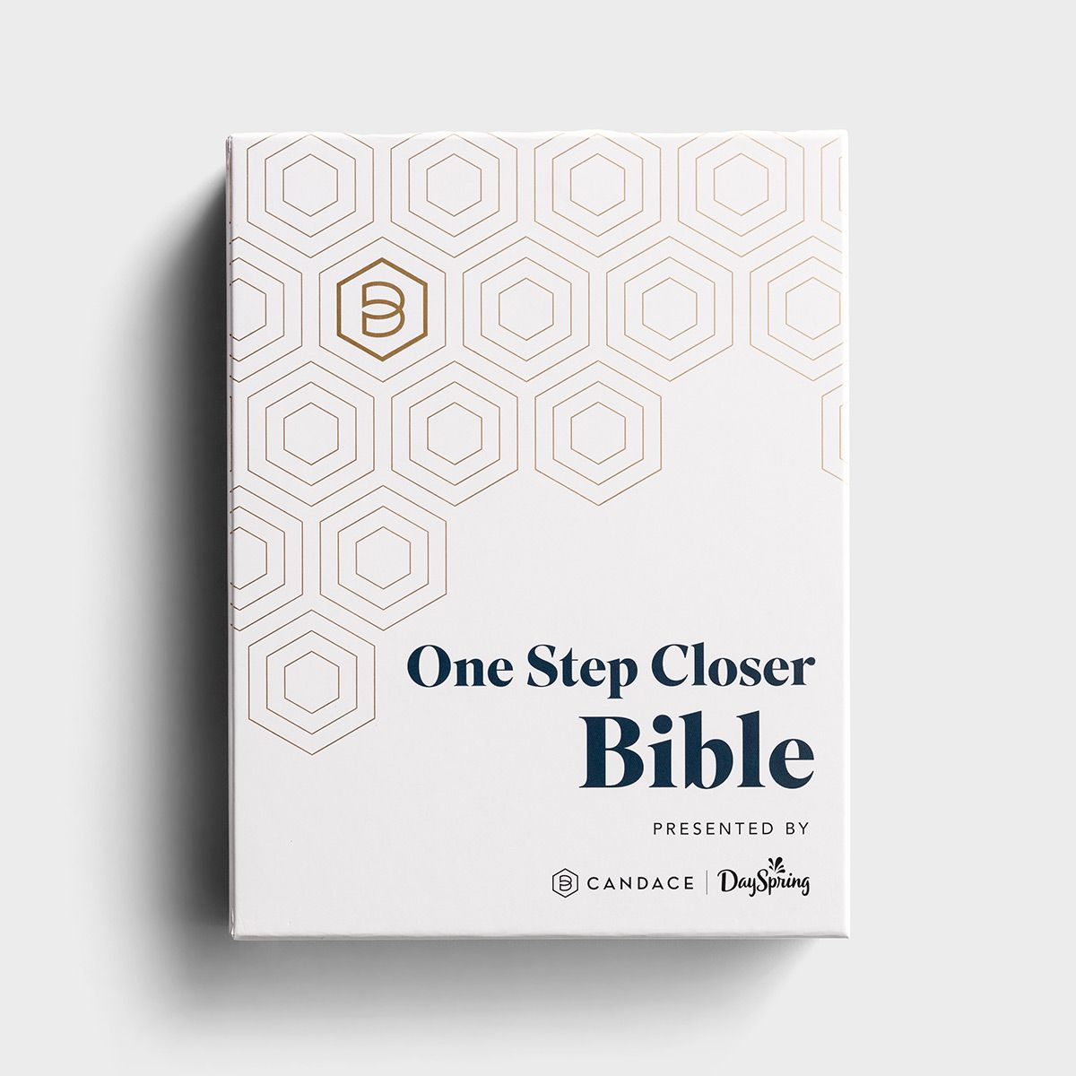 One Step Closer - NLT Bible - Pink Watercolour LeatherLike - The Christian Gift Company