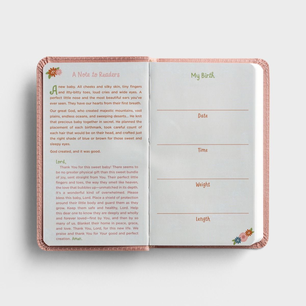 Wonderfully Made: Baby Girl's First Bible - The Christian Gift Company