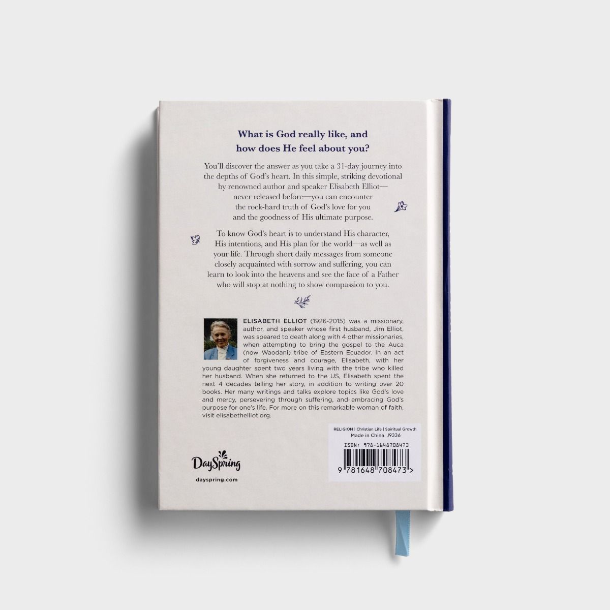 Elisabeth Elliot - Heart of God: 31 Days to Discover God's Love for You - The Christian Gift Company